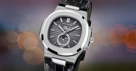 patek philippe 5726a-001 stainless steel watch with leather strap|patek philippe nautilus black strap.